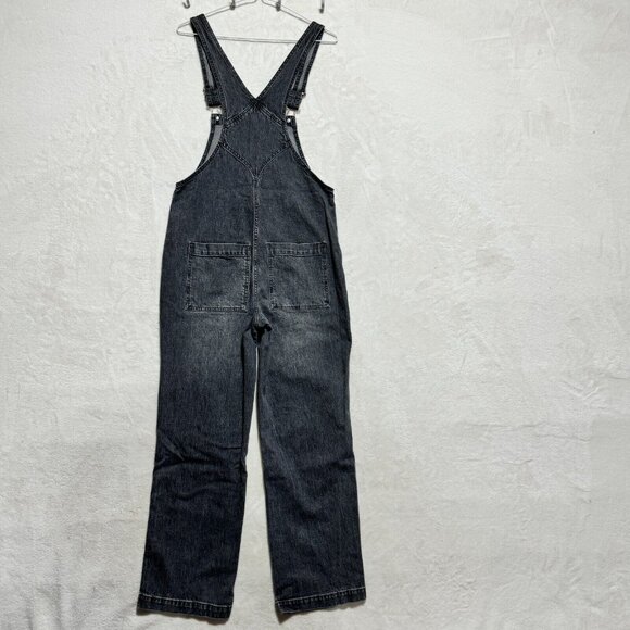 Universal Thread Denim Jean Bib Overalls Black  Women's 2/26R - Picture 2 of 12